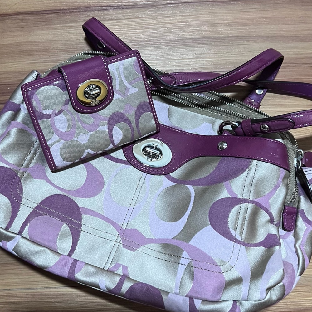 Like NEW Coach Bag and Wallet